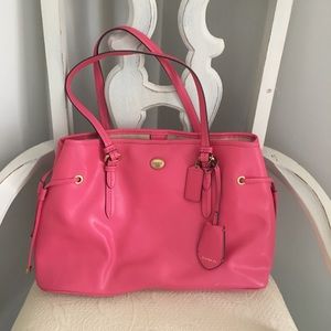 Pink Coach Tote
